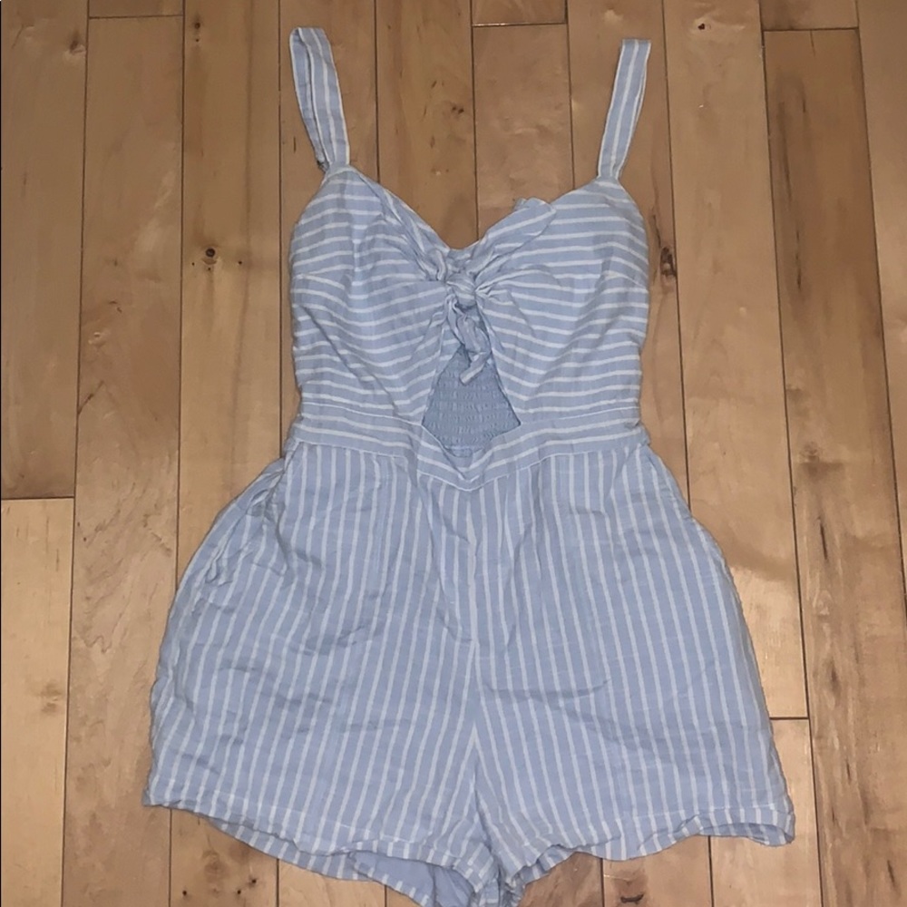 Abercrombie and Fitch Striped Romper